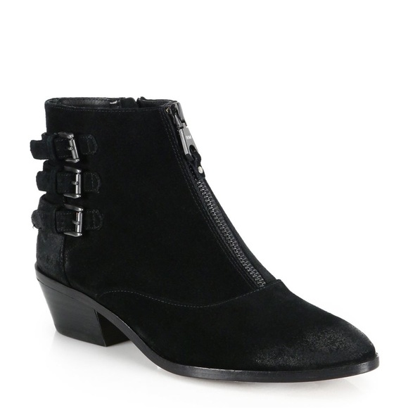 alex front zip ankle boots